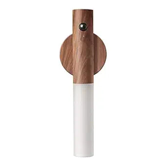 Glass Wood Motion Sensor LED Night Light